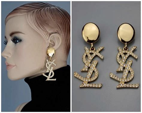 ysl ohrringe original|ysl earrings.